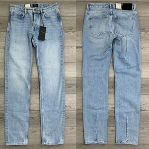Neuw Men Size 30 Denim Trampled Ray Straight Leg Selvedge Ridge Cotton Jeans